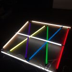 LED直管蛍光灯にカラーフィルターをつけてみた